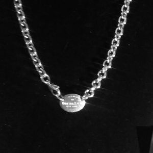 Tiffany oval tag Hallmark signature with Lobster C